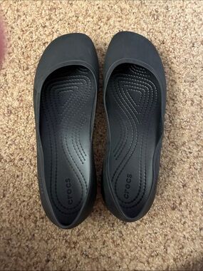CROCS Women’s Black Slip-On Ballet Flats